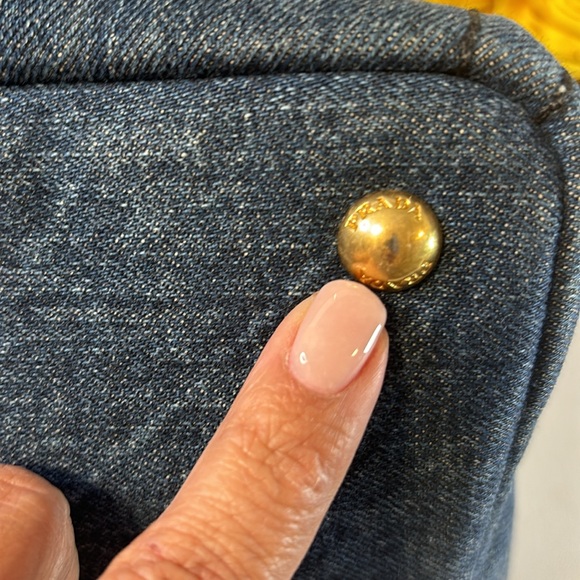 VGUC Denim Prada Tote ❌❌SOLD❌❌ - Picture 4 of 15